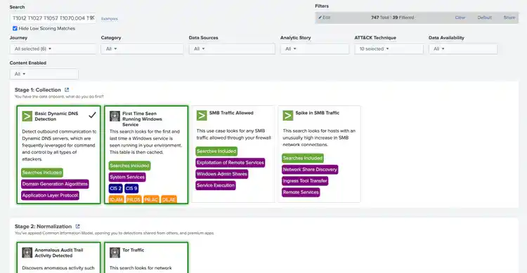 This screenshot shows some of the MITRE ATT&CK® Technique IDs used in the Sunburst attack and detections that can help protect against these techniques. These MITRE ATT&CK® Technique IDs were detailed by FireEye in December 2020.