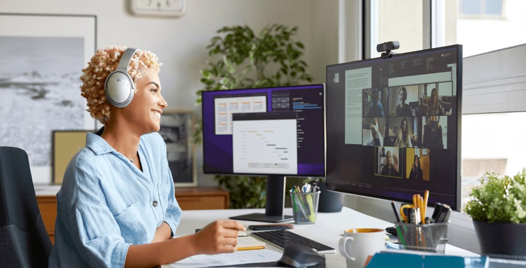 A Splunker working remotely because flexibility is an essential part of our culture.