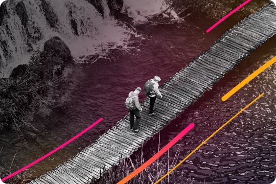 woman sitting with laptop on lap