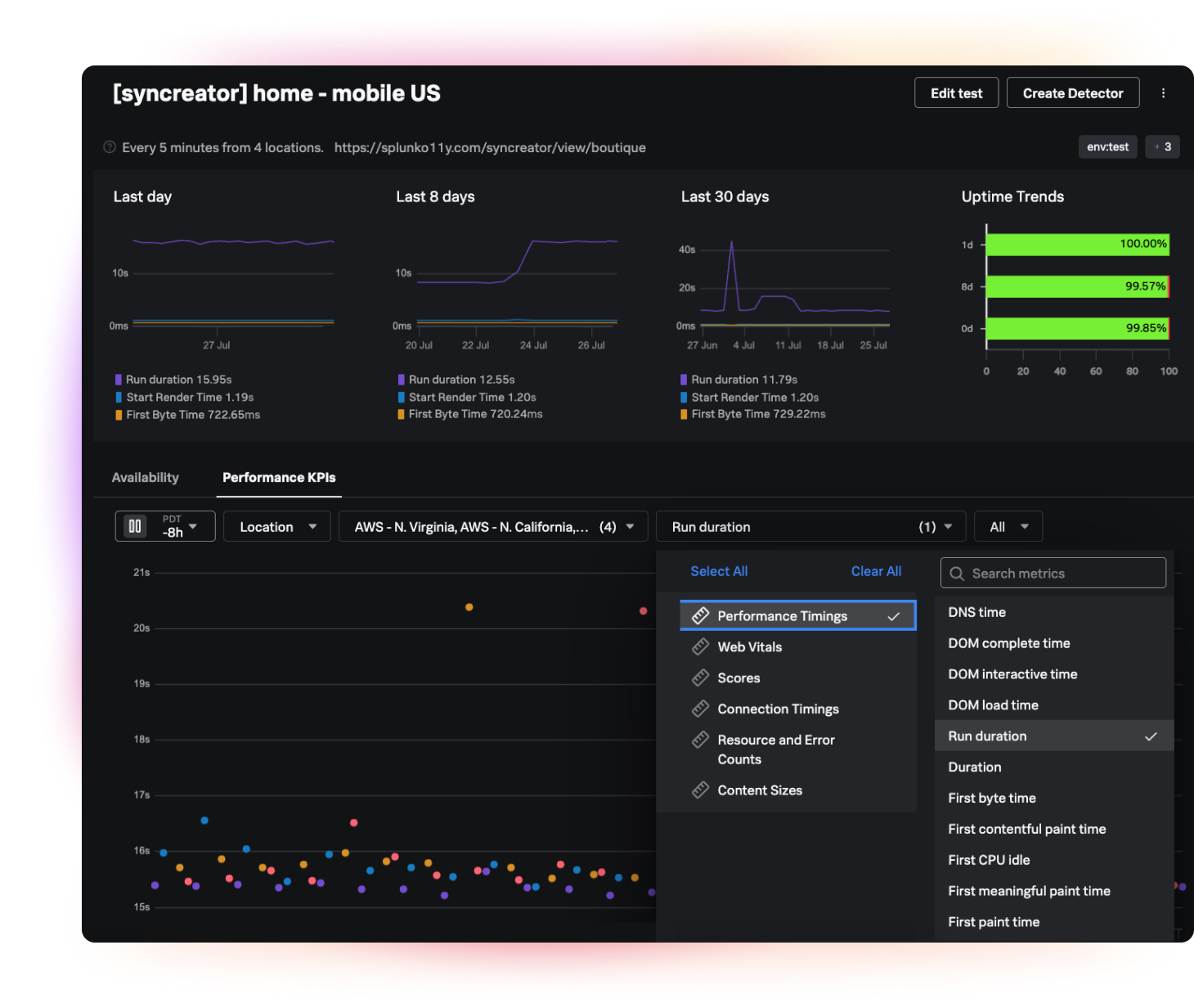 Optimize web performance