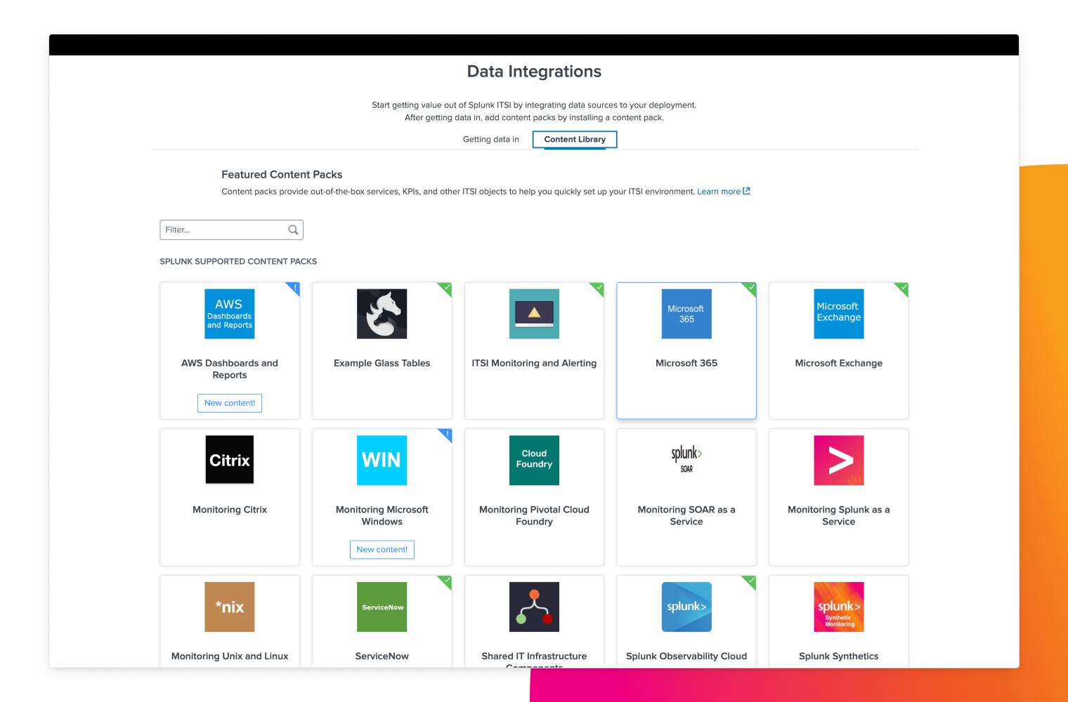 Splunk IT Service Intelligence Integrations