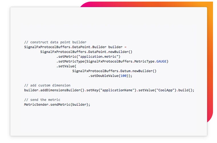 Collect custom metrics to analyze business data