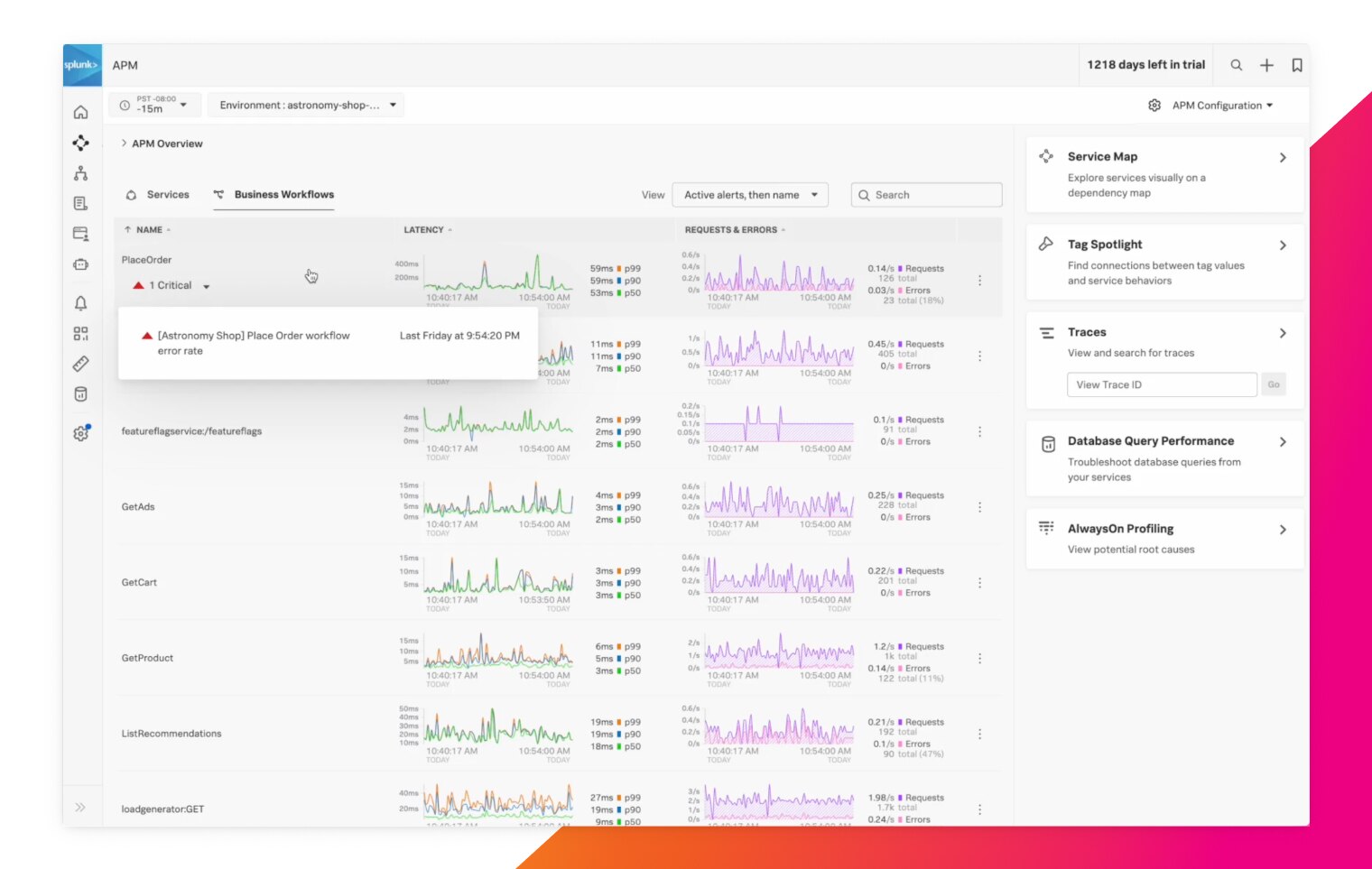filter for the traffic you care about